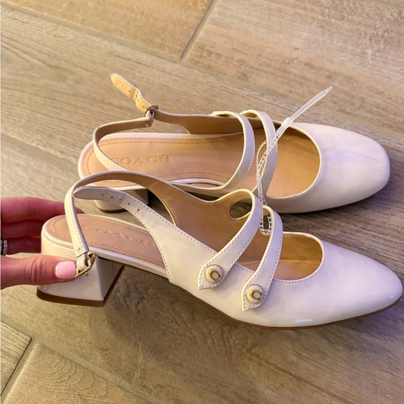 Coach Winley Mary Jane Slingback Pumps Women's sz 9.5 - Picture 2 of 5